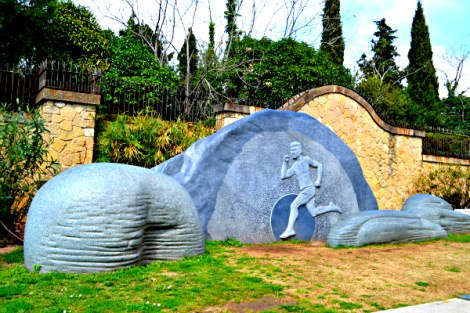 Monumento al Estadio Olímpico de Barcelona