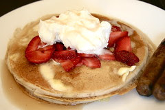 Homemade Strawberry Pancakes - 100/365