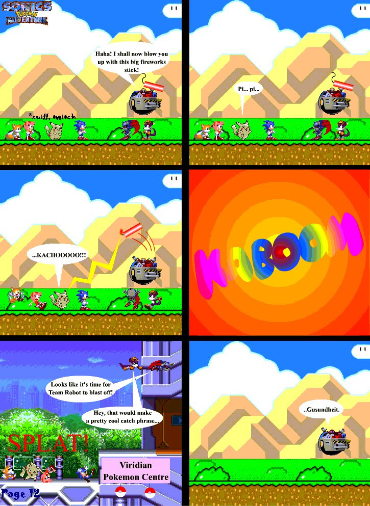 Sonic39;s Pokemon Adventure page 12 by scruffymatt on Sonic39;s Pokemon Adventure page 12 by scruffymatt on