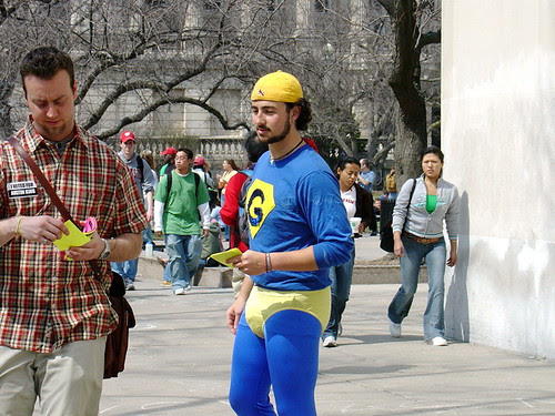 Campus election day.
