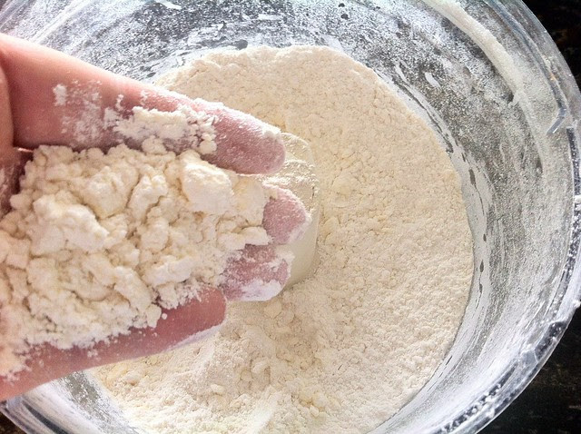 Butter Worked into Flour