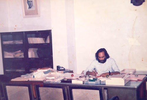 Prof Israr Agmad at his office