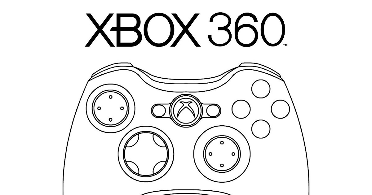 Xbox One Coloring Pages - thiva-hellas