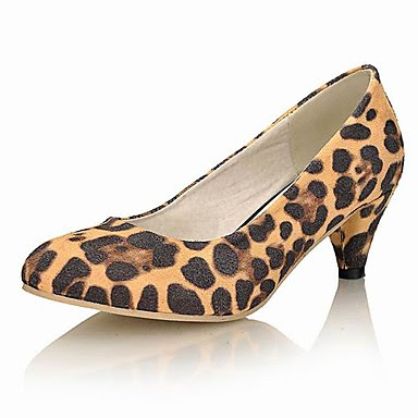 low heel leopard shoes
