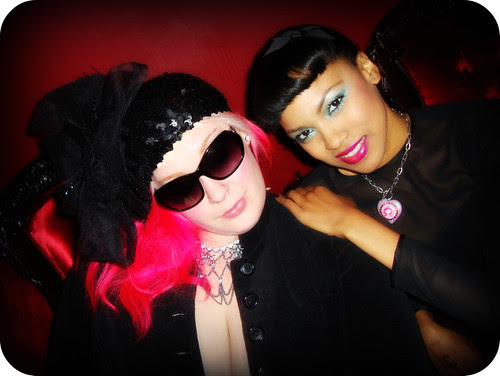 Natasha and I in the VIP area