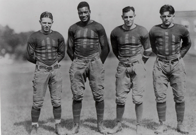 First Ever Black Football Player
