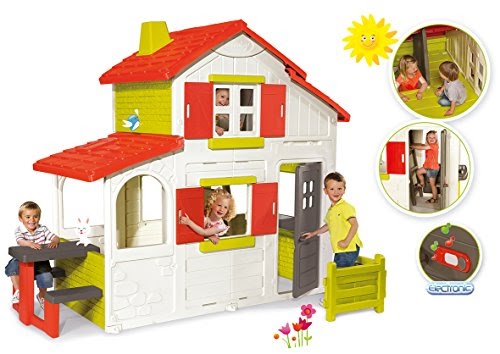 Smoby 320023 Garten Spielhaus Duplex