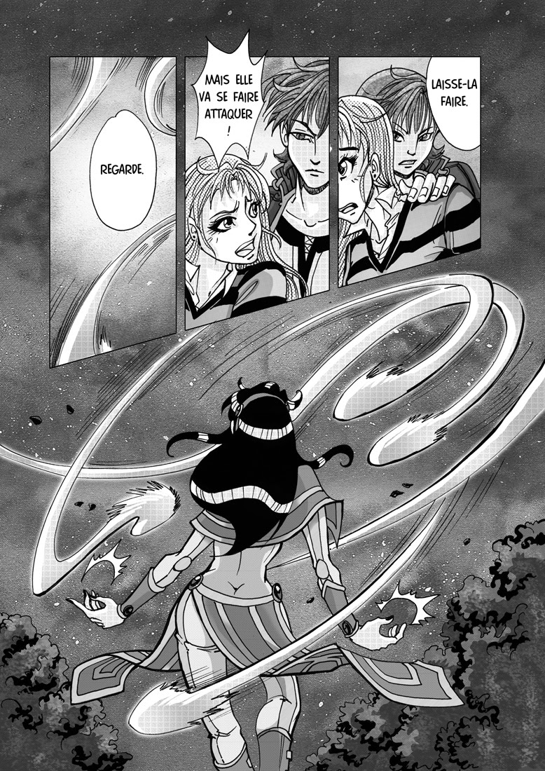 Miss-M planche Mythes et Légendes Shojo manga