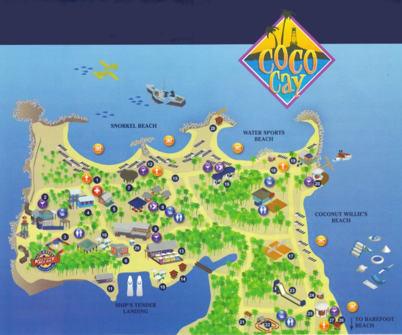 Coco Cay Map | Gadgets 2018