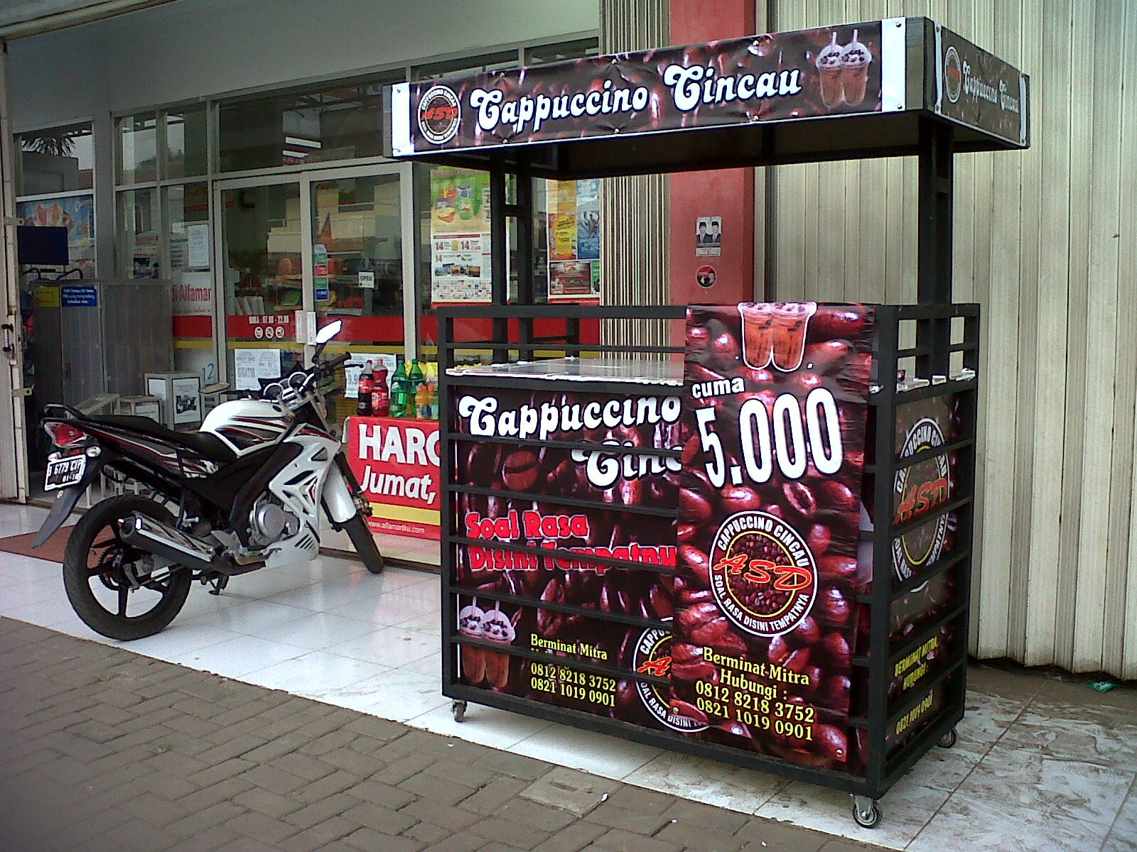 Paling Inspiratif Gambar Gerobak Es Cappucino Cincau Jeromesitaly