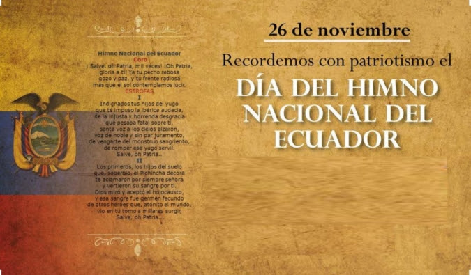 Letras Del Himno Nacional Del Ecuador Mayhm001