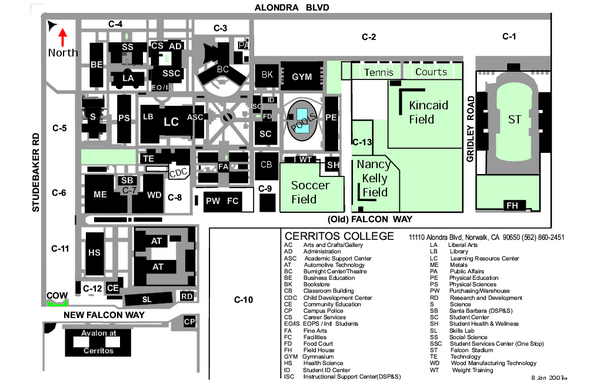 Los Angeles Valley College Map - Maping Resources