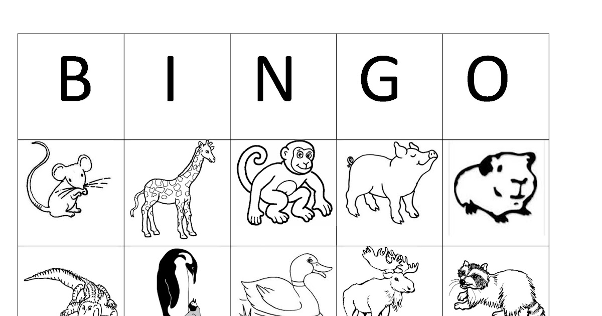 Coloring Book Animals Game - Free Coloring Page
