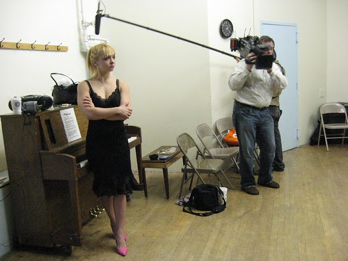 Julie Atlas Muz, CBS Camera Crew