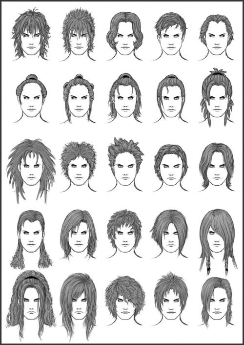 Featured image of post Boy Hairstyles Drawing Reference Some long male hairstyles can be drawn pretty much the same as female