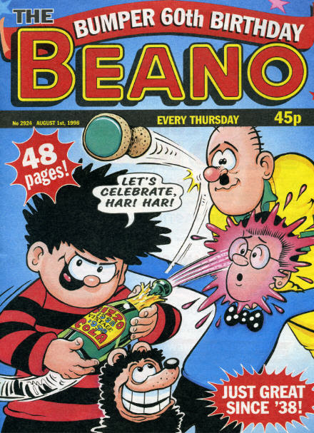 beano 70th anniversary comic