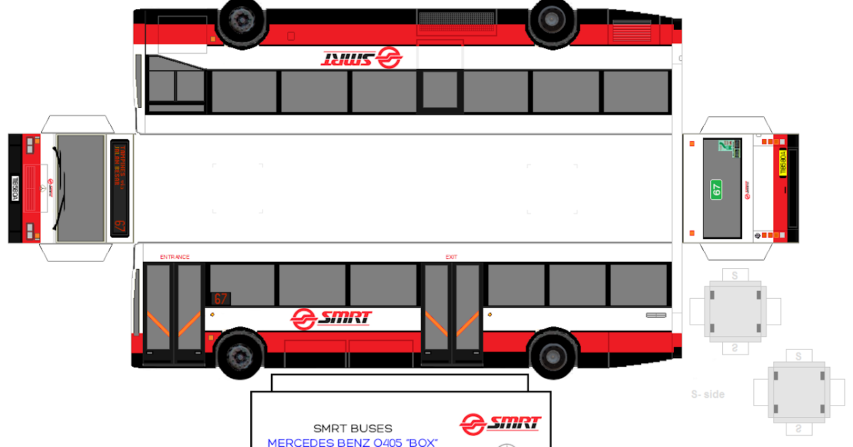 SGPaper Bus Hub: SMRT Paper Bus