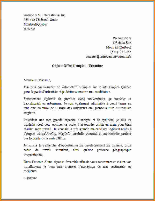 Lettre De Motivation Recrutement Sans Concours Adjoint Administratif