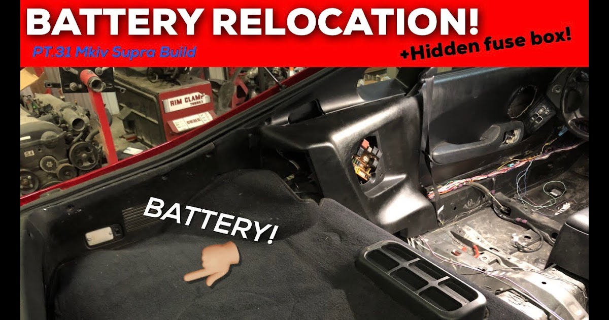 Toyotum Supra Fuse Box Relocation - Complete Wiring Schemas