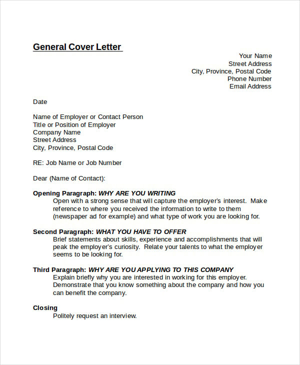 cover letters for usps