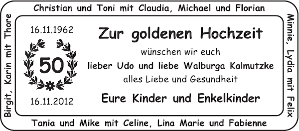Hochzeit Blog goldene hochzeit zeitung
