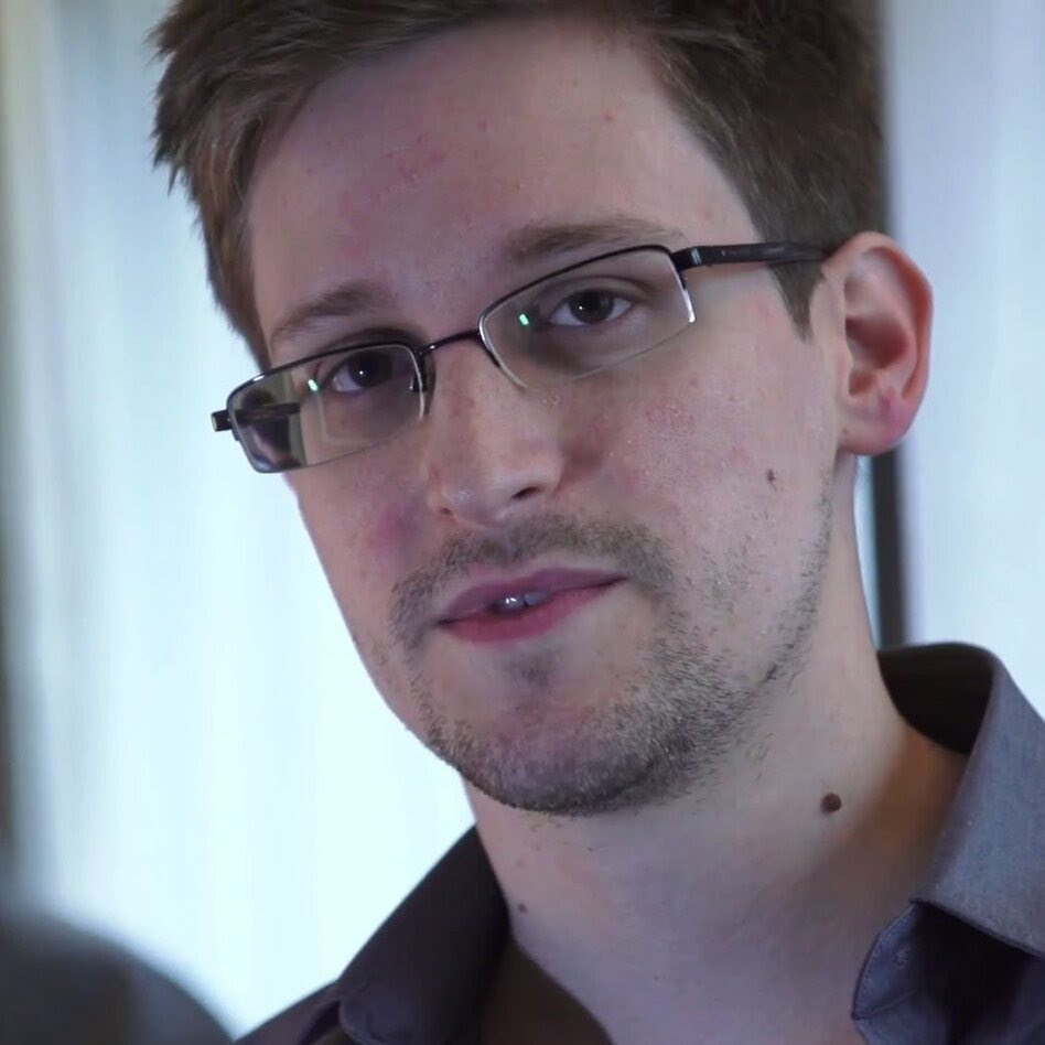 Edward Snowden, seen during a video interview with The Guardian.