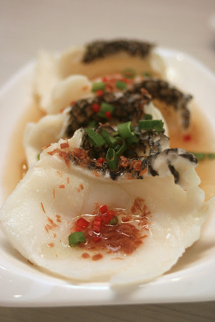 "Hua Niang" Steamed Cod Fish ($13)