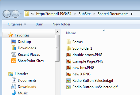 Using Explorer view