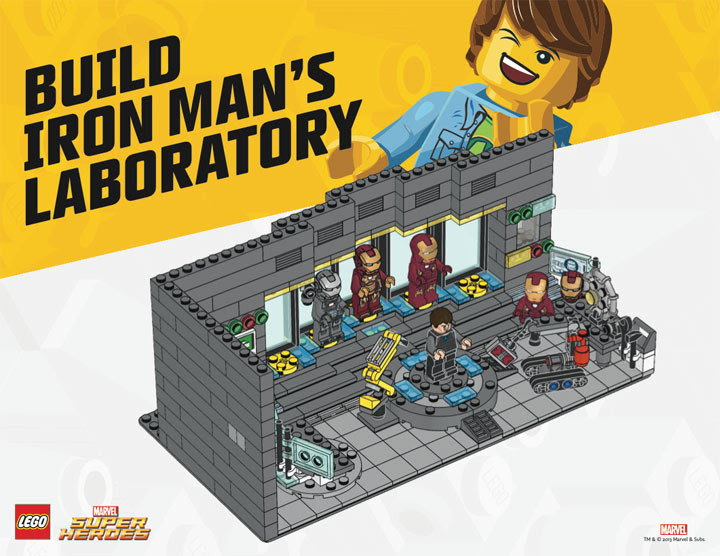 Lego Iron Man's Laboratory / Hall of Armor