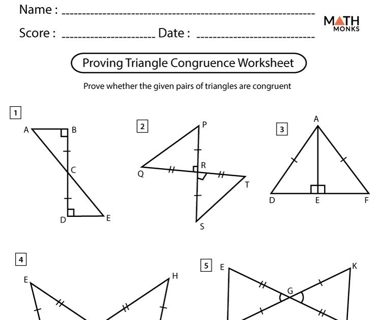 Triangle Congruence Oh My Worksheet Proving Triangles Congruent Worksheet Answers In The 