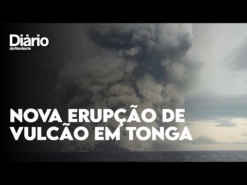 Vídeos mostram nova 'grande erupção' de vulcão em Tonga, no Pacífico