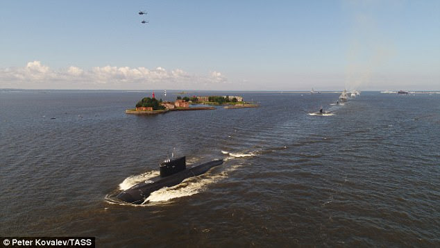 The 'Improved Kilo Class' submarine Veliky Novgorod diesel electric is one of Vladimir Putin's stealth submarines and has been sent into the Mediterranean on an extended patrol