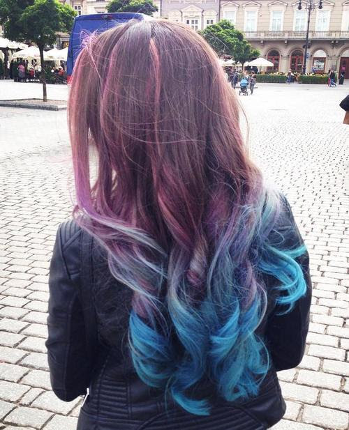 Purple Hair Highlights Underneath Naskah B