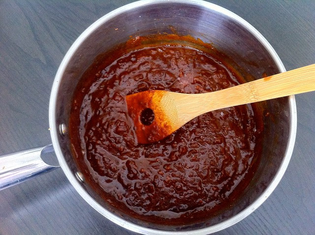 Thickened BBQ Sauce, Ready to Puree