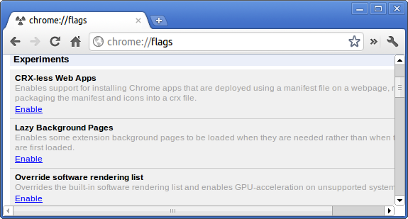 chrome flags