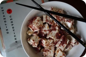 tofu poke for Untangling My Chopsticks