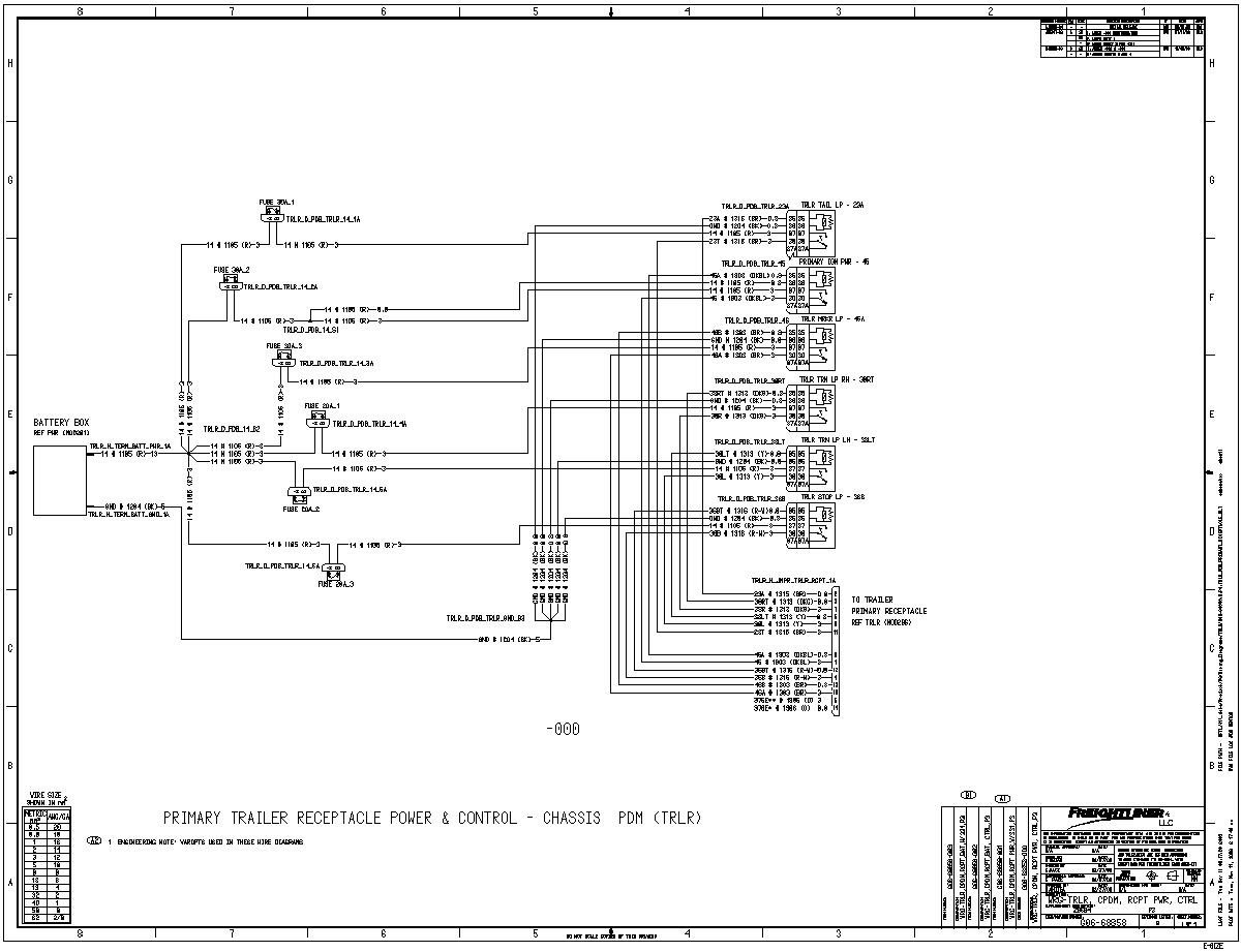 32 Freightliner M2 Bulkhead Module Diagram