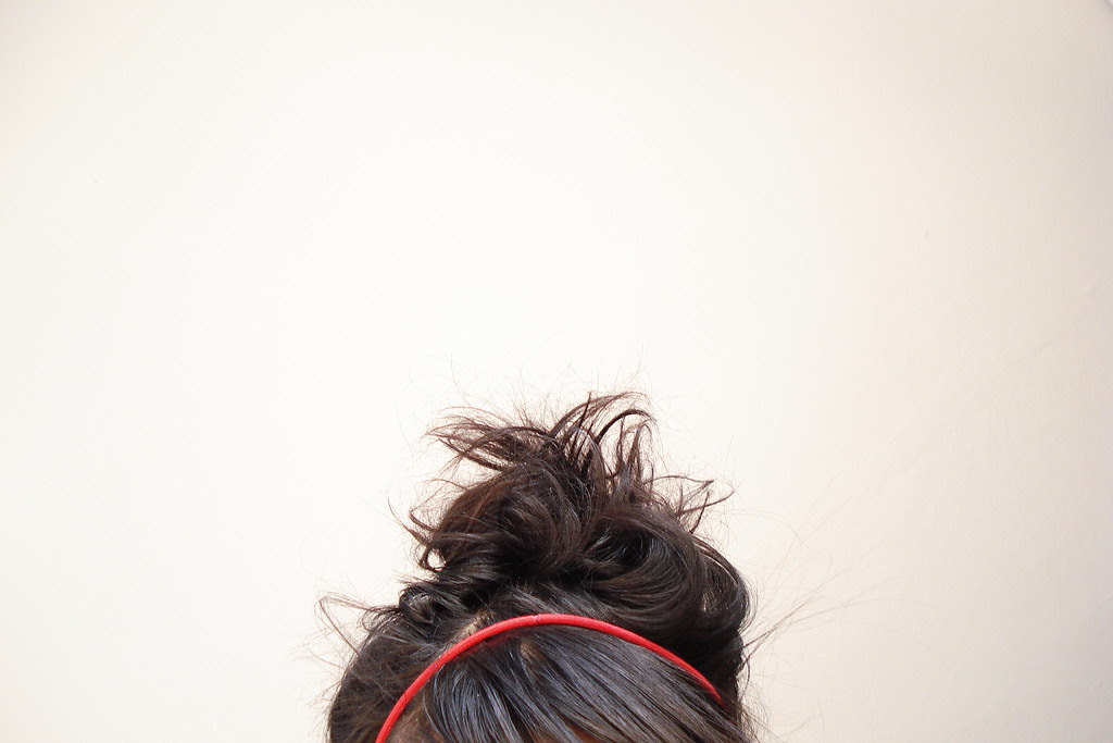 unwashed hair