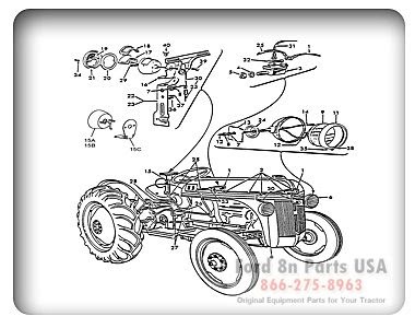 8n Ford Tractor Parts Diagram - Free Wiring Diagram