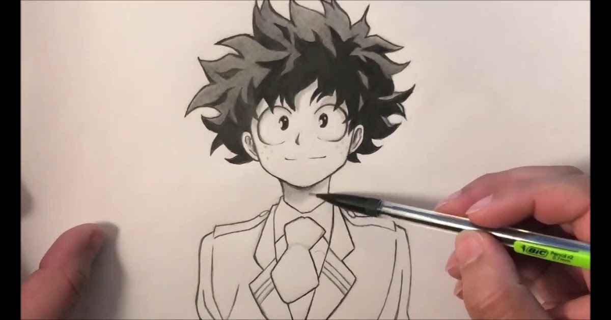 Deku Easy To Draw My Hero Academia Characters - pic-tomfoolery