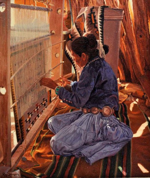 Navajo Weaver