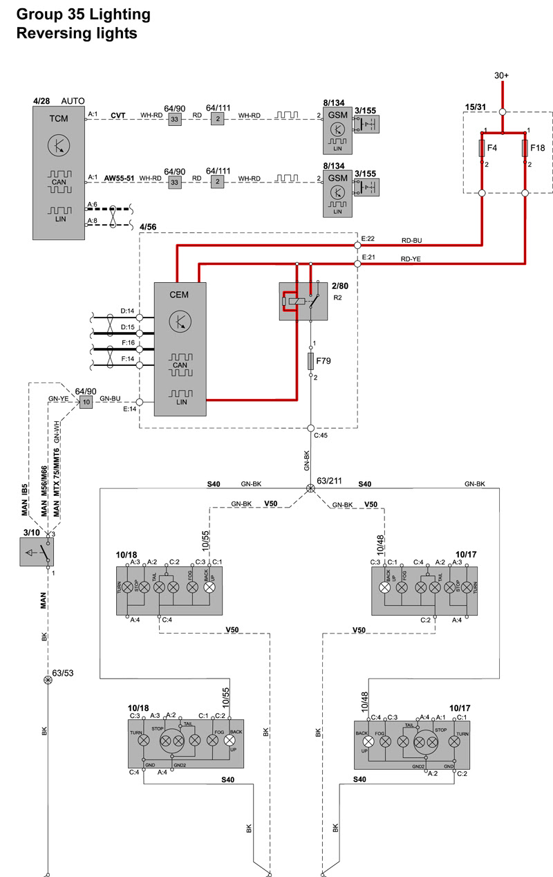 Reverse Light Switch Diagram - Data Diagram Medis