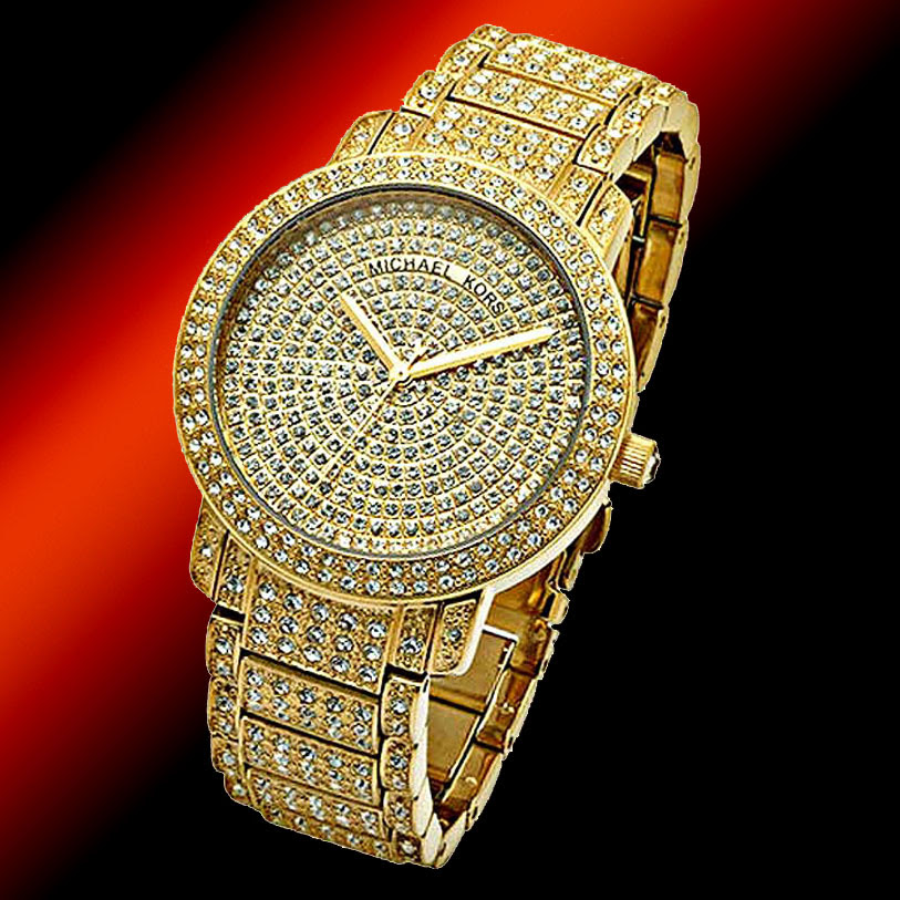 celebrity hollywood cool: Michael Kors Gold Watch