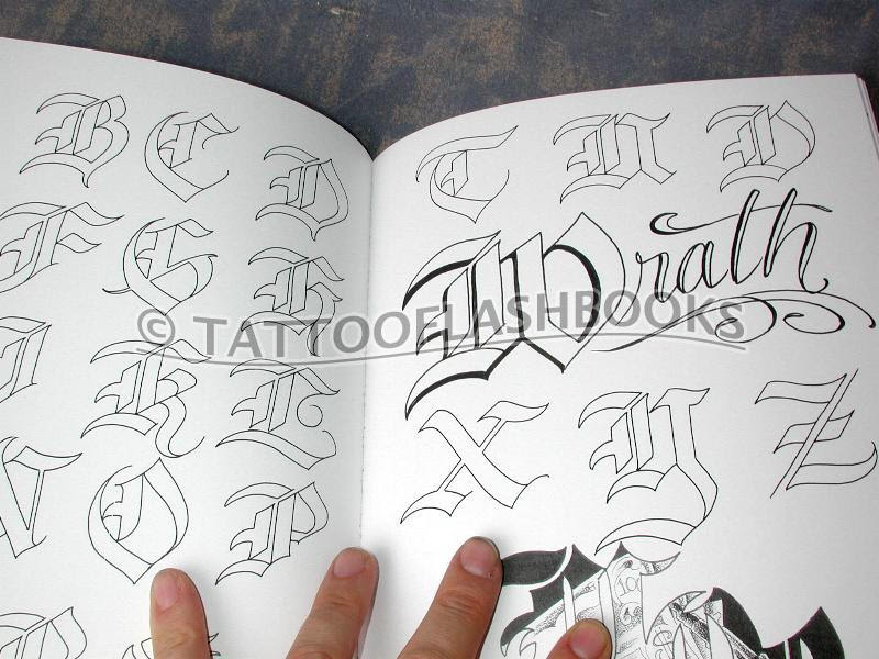 Chicano Tattoo Script Alphabet Tattoo Design