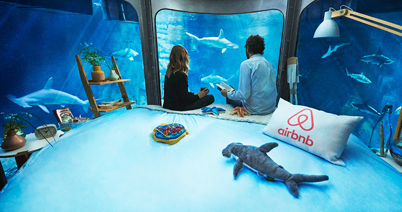 shark suite airbnb-ubi-bene-paris-aquarium