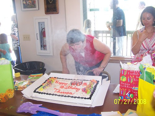 Whew! 60 candles make a LOT of smoke!!