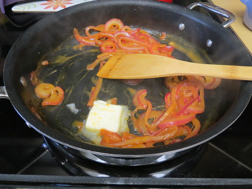 add in the butter