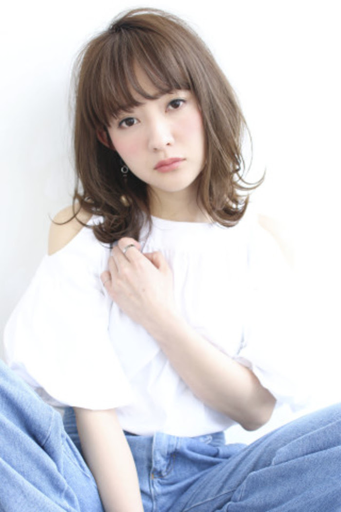 髪型 ミディアム パーマ ウルフ Yay Nishapuri