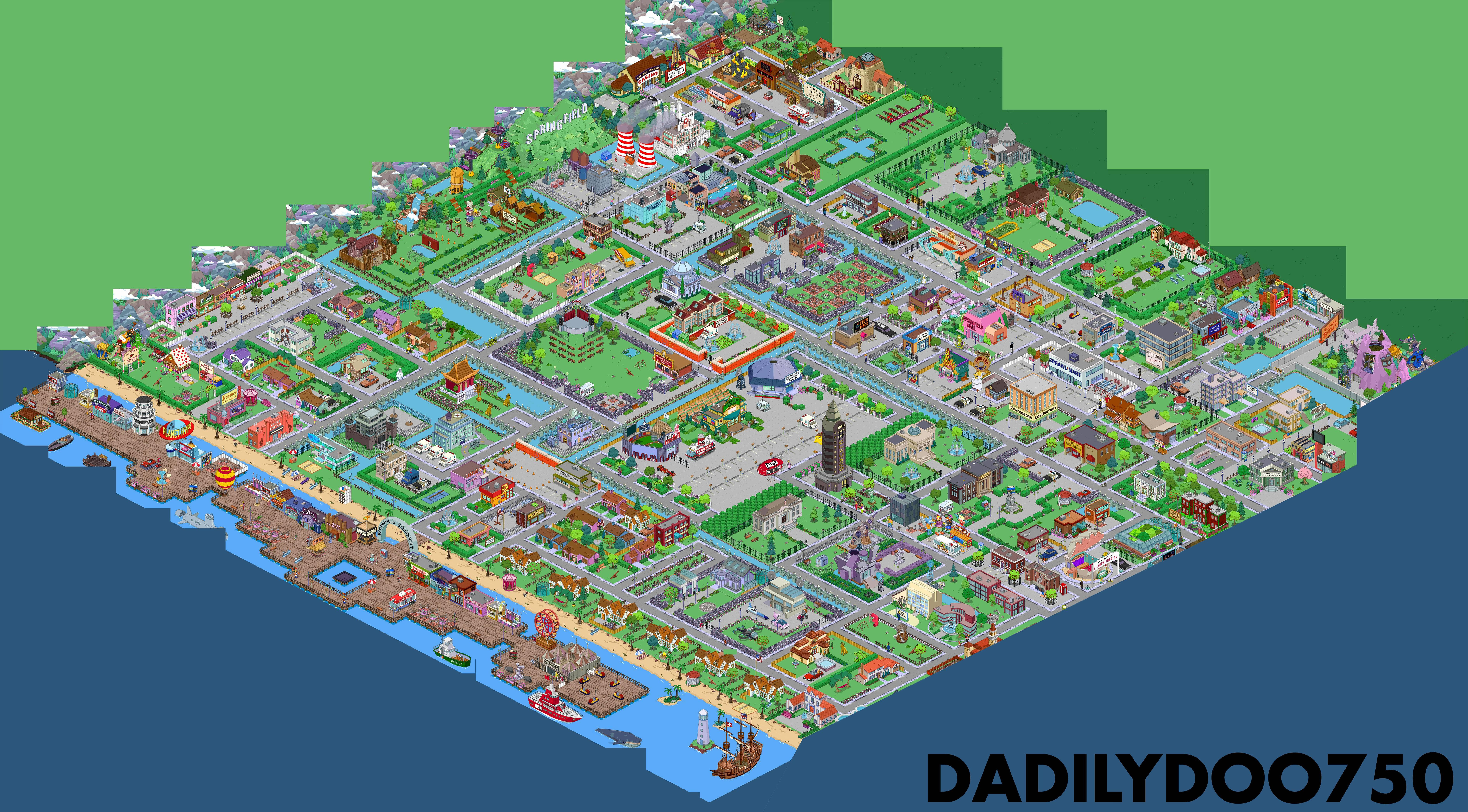 Simpsons tapped out карта Спрингфилда. Спрингфилд симпсоны карта города. Simpsons tapped out карта города. Спрингфилд tapped out город.