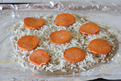 Add the sweet potatoes